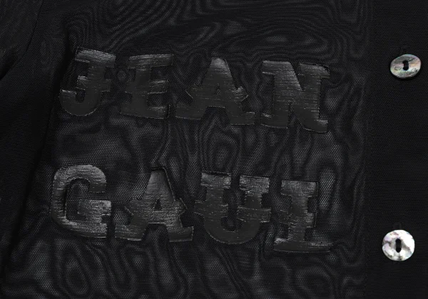 Jean Paul GAULTIER CLASSIQUE Logo Printed Mesh Shirt K-168284_006