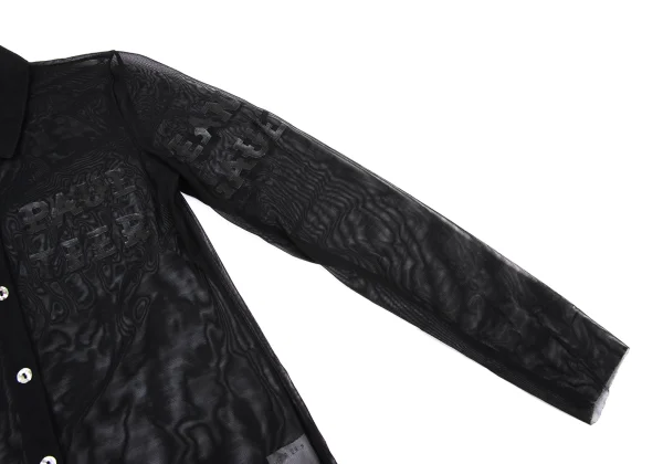 Jean Paul GAULTIER CLASSIQUE Logo Printed Mesh Shirt K-168284_008