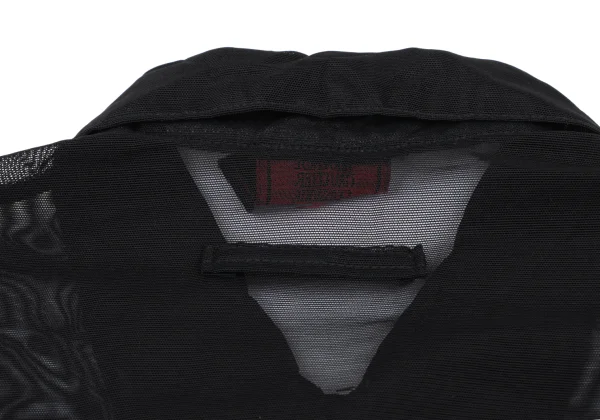 Jean Paul GAULTIER CLASSIQUE Logo Printed Mesh Shirt K-168284_014