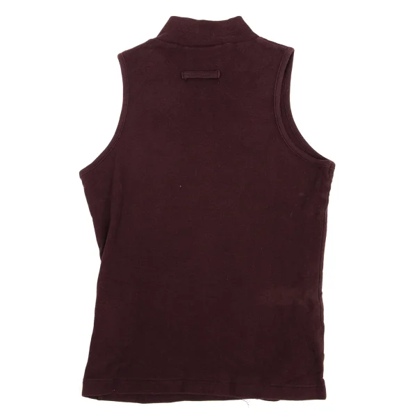 GAULTIER JEAN'S Cotton Zip Neck Sleeveless Top K-168285_014