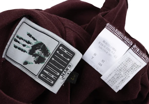 GAULTIER JEAN'S Cotton Zip Neck Sleeveless Top K-168285_017