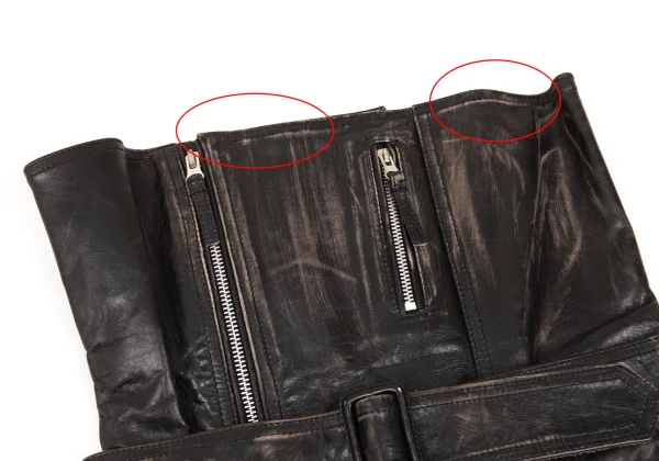 Unbranded Deconstructed Design Leather Corset K-168286_003