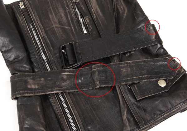 Unbranded Deconstructed Design Leather Corset K-168286_008