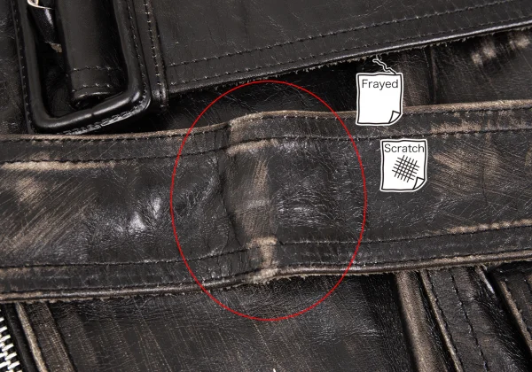 Unbranded Deconstructed Design Leather Corset K-168286_010