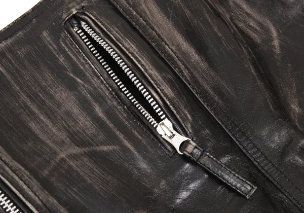 Unbranded Deconstructed Design Leather Corset K-168286_012