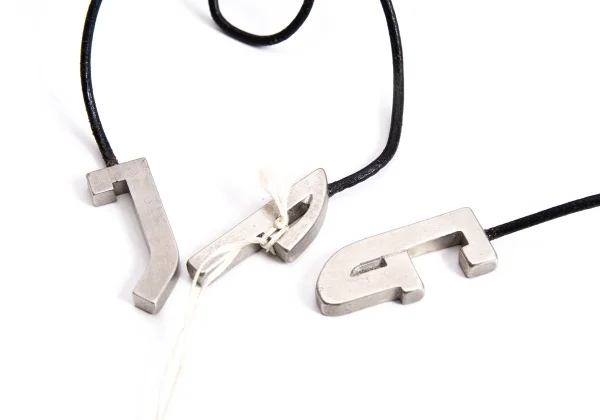 Jean Paul GAULTIER Metal Charm Design Leather Belt K-168290_005