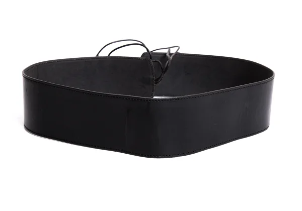 Jean Paul GAULTIER Metal Charm Design Leather Belt K-168290_008