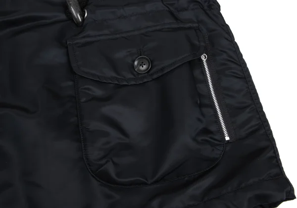 s'yte Faux Fur Shawl Collar Nylon Blouson K-168301_011