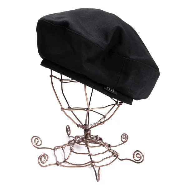 S'YTE Wool Gabardine Beret Black  K-168308_001