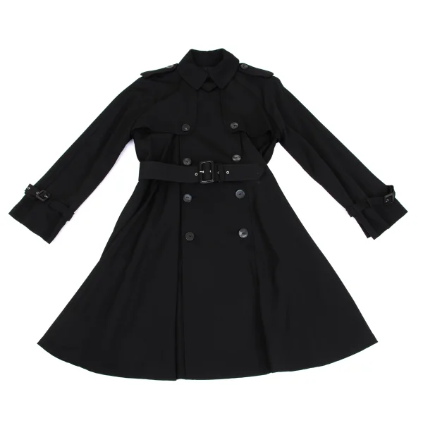 Jean Paul GAULTIER FEMME Wool Gaba Double Trench Coat K-168311_002