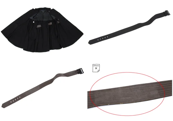 Jean Paul GAULTIER FEMME Wool Gaba Double Trench Coat K-168311_014