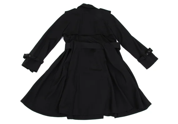 Jean Paul GAULTIER FEMME Wool Gaba Double Trench Coat K-168311_015