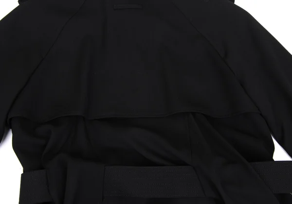 Jean Paul GAULTIER FEMME Wool Gaba Double Trench Coat K-168311_017