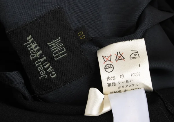 Jean Paul GAULTIER FEMME Wool Gaba Double Trench Coat K-168311_020