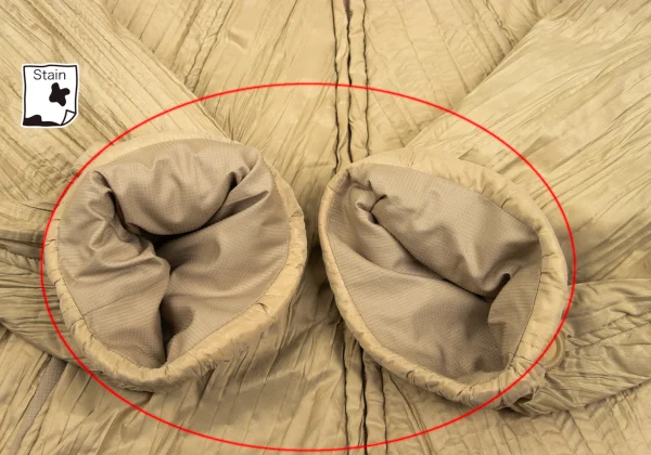 WINDCOAT Poly Nylon Wrinkle Pleats Padded Jacket K-168322_008