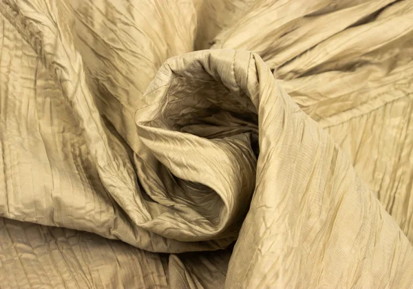 WINDCOAT Poly Nylon Wrinkle Pleats Padded Jacket K-168322_016