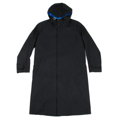 COMME des GARCONS HOMME Cotton Wool Hooded Coat