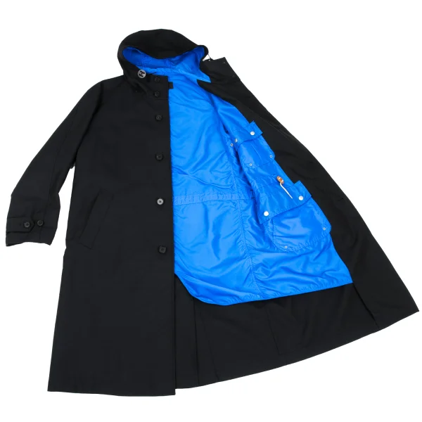COMME des GARCONS HOMME Cotton Wool Hooded Coat K-168325_012