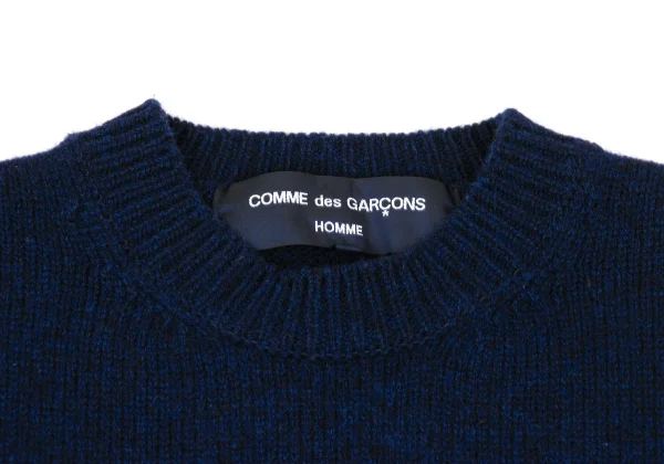 COMME des GARCONS HOMME Side String Wool Knit Sweater K-168327_003