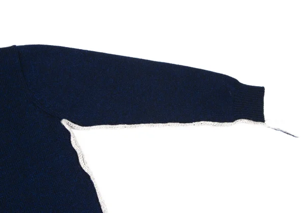 COMME des GARCONS HOMME Side String Wool Knit Sweater K-168327_004