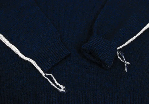 COMME des GARCONS HOMME Side String Wool Knit Sweater K-168327_005