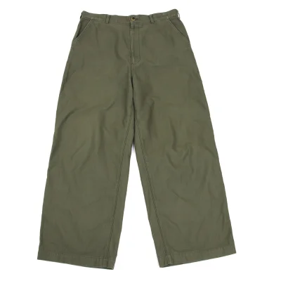 COMME des GARCONS HOMME Cotton Wide Work Pants