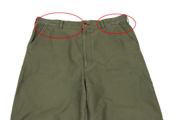 COMME des GARCONS HOMME Cotton Wide Work Pants K-168329_002