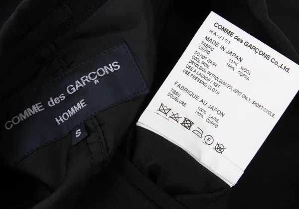 COMME des GARCONS HOMME Wool Puckering 2B Jacket K-168331_019