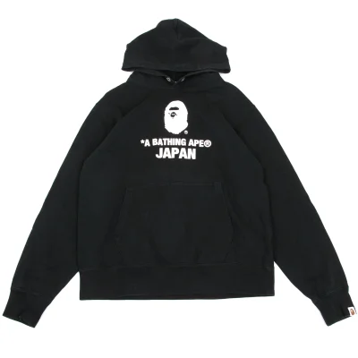A BATHING APE BAPE Logo Print Hoodie
