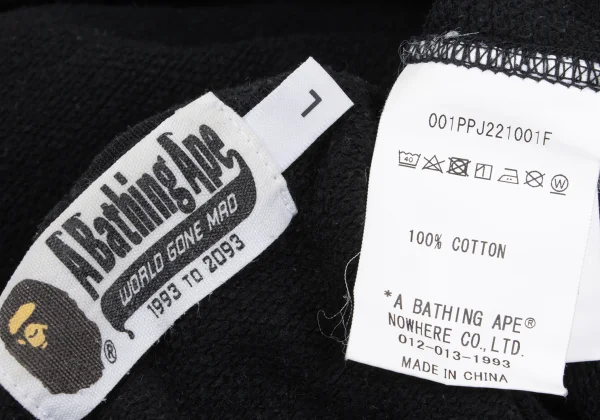 A BATHING APE BAPE Logo Print Hoodie K-168338_018