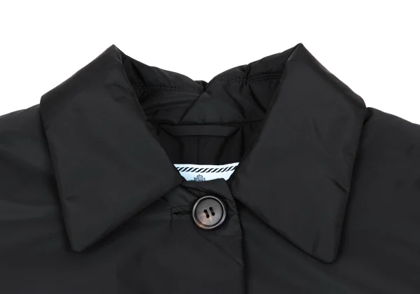 PRADA Belted Padding Nylon Coat K-168342_004