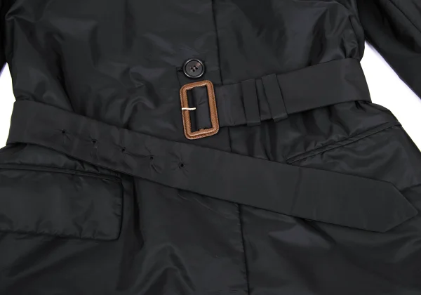 PRADA Belted Padding Nylon Coat K-168342_009