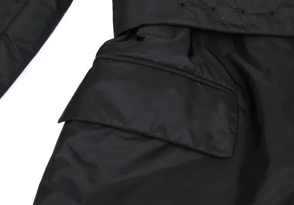 PRADA Belted Padding Nylon Coat K-168342_010