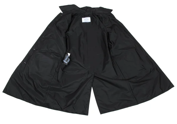PRADA Belted Padding Nylon Coat K-168342_011