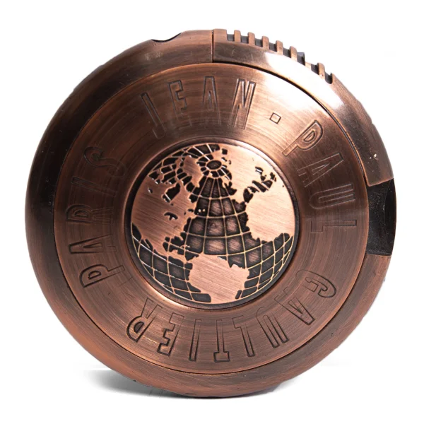 ジャンポールゴルチエJean Paul GAULTIER メタル円盤ガスライター ブロンズ