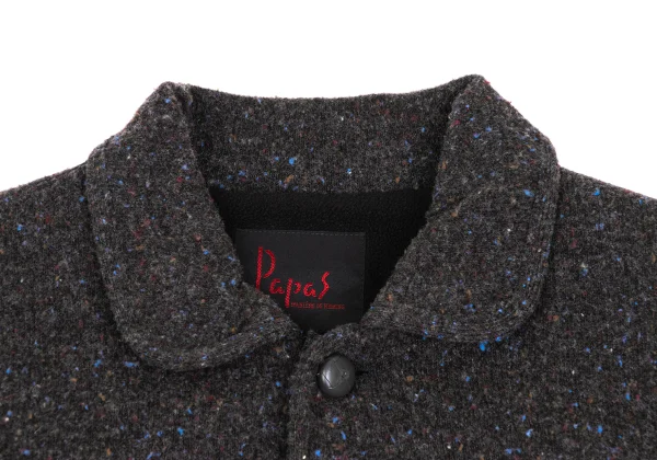 Papas Fleece Lining Mix Knit Jacket K-168346_003