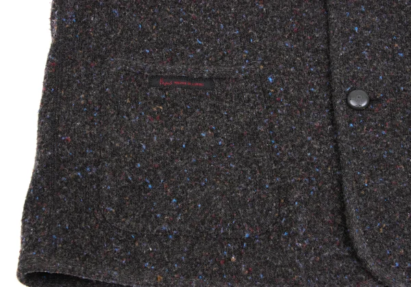 Papas Fleece Lining Mix Knit Jacket K-168346_008