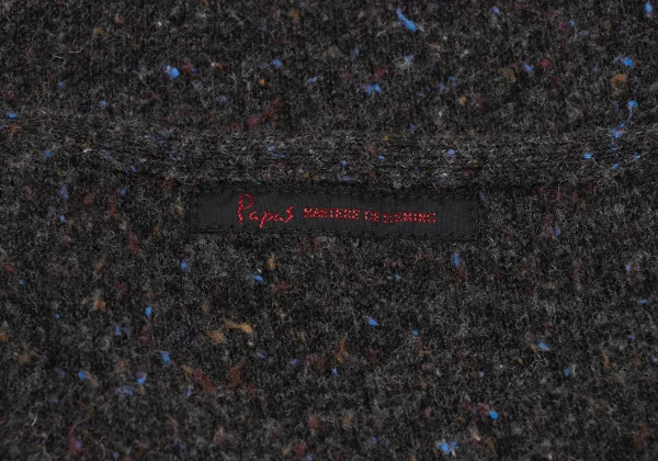 Papas Fleece Lining Mix Knit Jacket K-168346_009