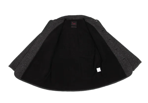 Papas Fleece Lining Mix Knit Jacket K-168346_010