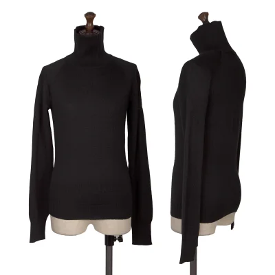 Y's Red Label Acrylic Wool Turtle Neck Knit Sweater