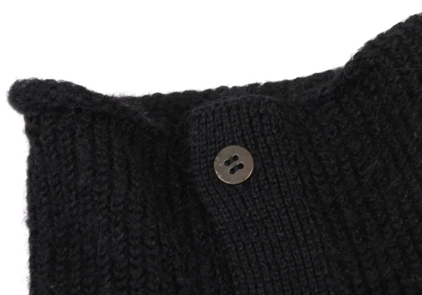 Y's Wool Alpaca Button Neck Knit Sweater K-168354_005