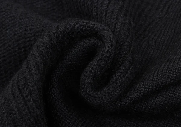 Y's Wool Alpaca Button Neck Knit Sweater K-168354_012