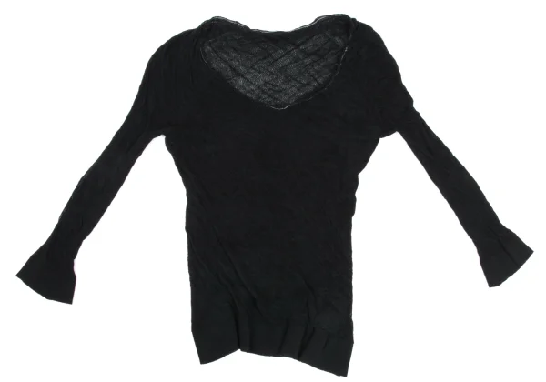 Y's Twisted Cotton Knit Top K-168355_002