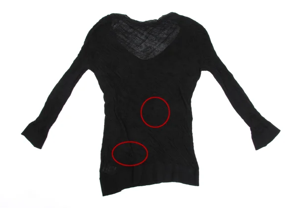 Y's Twisted Cotton Knit Top K-168355_013