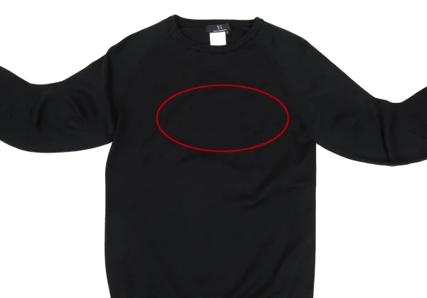 Y's Curved Sleeve Cotton Knit K-168356_003