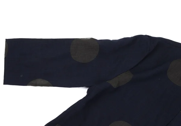 Y's Rayon Poly Dot Printed 3/4 Sleeve Shirt K-168357_006