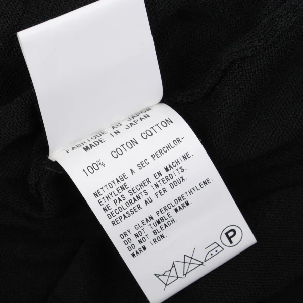 Y's Cotton Cutting Turtleneck Knit Top K-168358_013