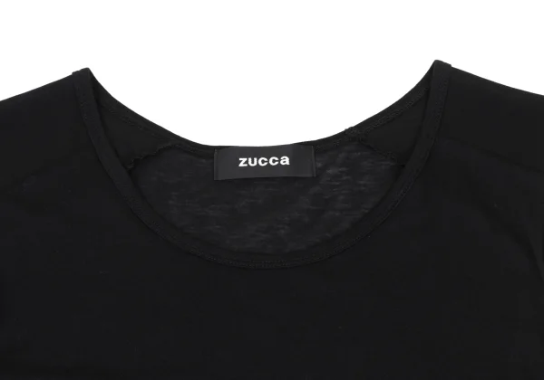 zucca See-through Panel Flared Sleeveless Top K-168360_004