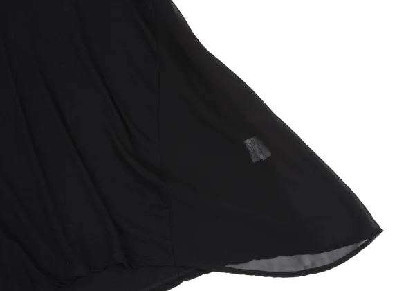 zucca See-through Panel Flared Sleeveless Top K-168360_007