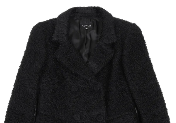 agnes b. Mohair Wool Loop Tweed Jacket K-168361_003